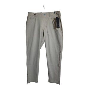 Lululemon Pants Men 34 Beige ABC Classic Fit Warpstreme Athleisure LM5AQHS